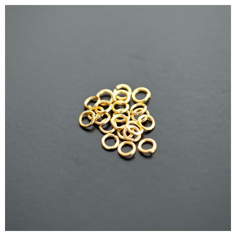 Anneaux 4mm Doré
