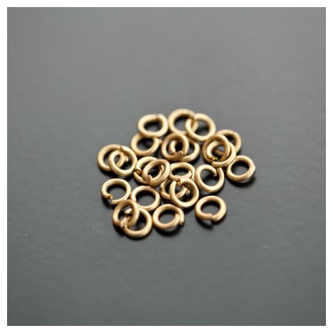 Anneaux 5mm Épais Laiton