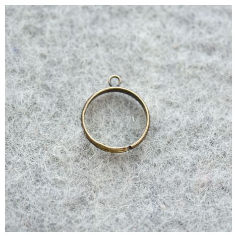 Bague 18mm 1 anneau Bronze vieilli