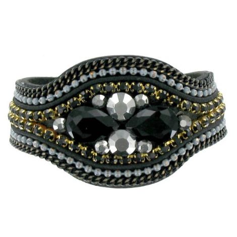 Bracelet empierré noir