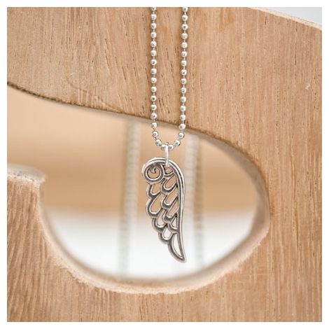 Breloque Aile d'ange Argent vieilli x 8