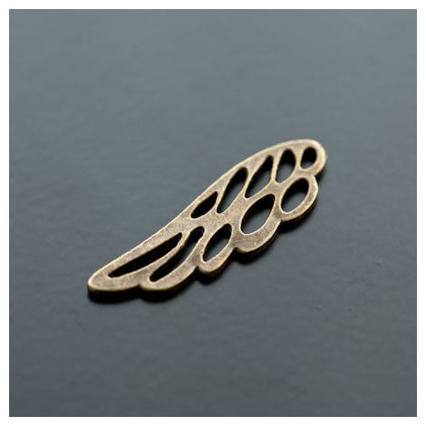 Breloque Aile d'ange Medium Bronze vieilli