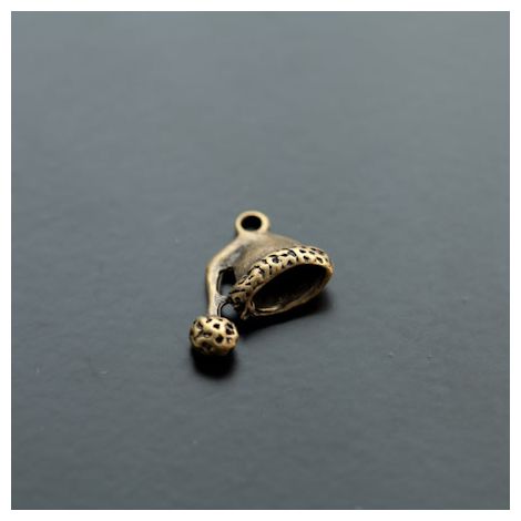 Breloque Bonnet du Père Noël Bronze vieilli