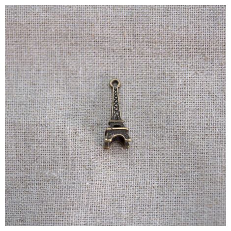 Breloque Tour Eiffel Bronze vieilli x 10