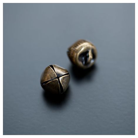 Breloque Grelot 12mm Bronze vieilli