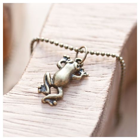 Breloque Grenouille Bronze vieilli x 5
