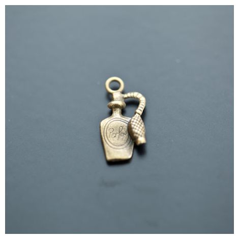 Breloque Parfum Vaporisateur poire Bronze vieilli x 6