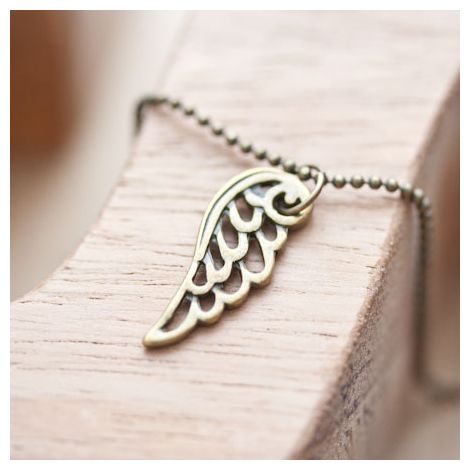 Breloque Petit aile d'ange Bronze vieilli