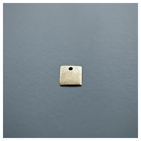 Breloque Petit Carré 9mm Bronze vieilli