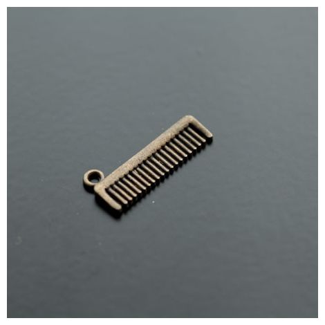 Breloque Petit Peigne Bronze vieilli