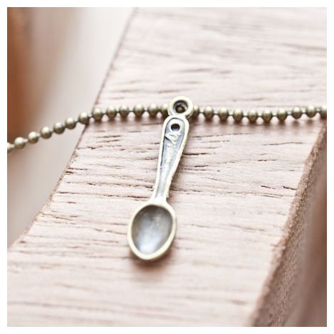 Breloque Petite Cuillère Bronze vieilli