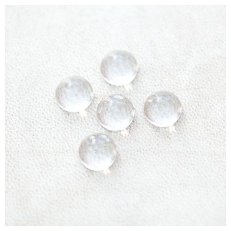 Cabochon en Verre Rond 10mm Transparent