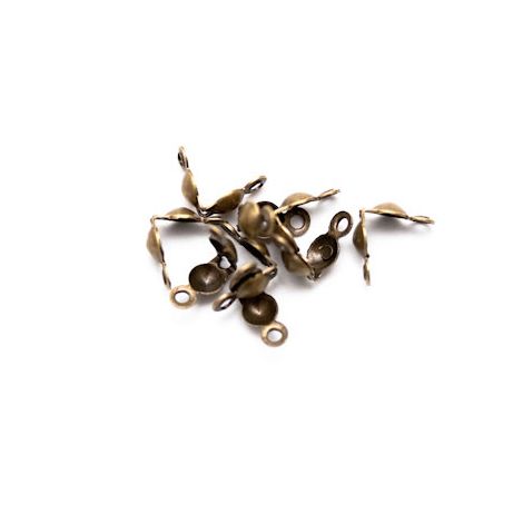 Embout Cache noeud Bronze vieilli x 100