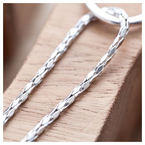 Chaîne Tressée 2.0mm Argent gris