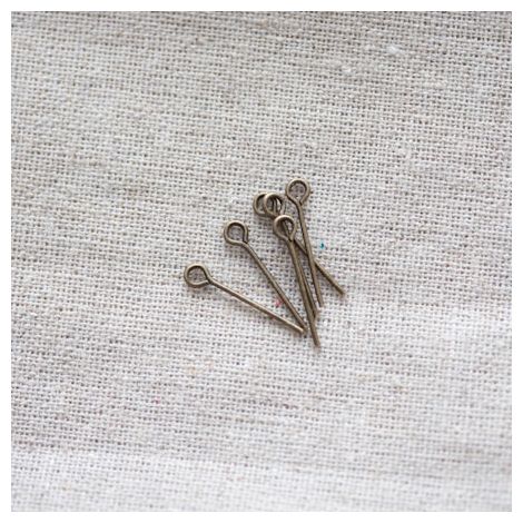 Clou à boucle 1,8cm Bronze vieilli