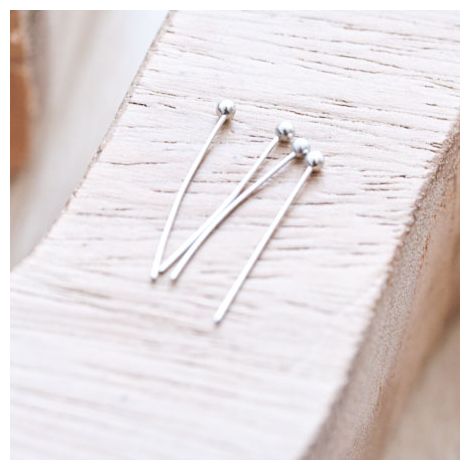 Clou à tête ronde 2.0cm Argent gris