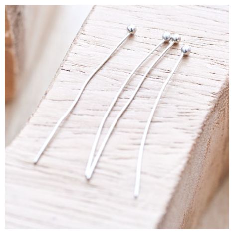 Clou à tête ronde 3.5cm Argent gris