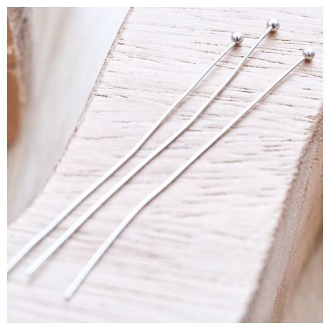 Clou à tête ronde 5.0cm Argent gris