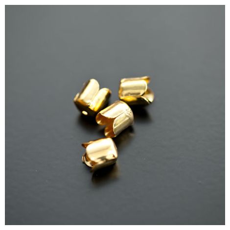 Colerette 8x6.5mm Doré