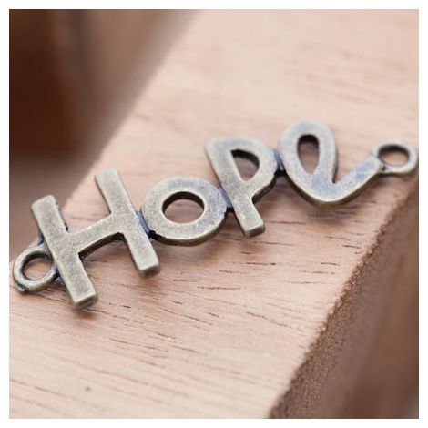 Connecteur Espoir Hope Bronze vieilli