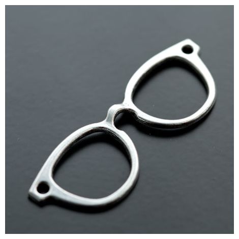 Connecteur Lunettes Intello Argent vieilli