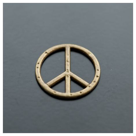 Connecteur Peace Bronze vieilli
