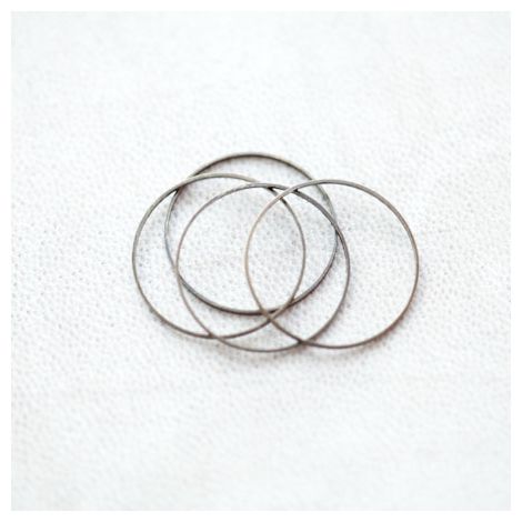 Connecteur Rond 20mm Bronze vieilli