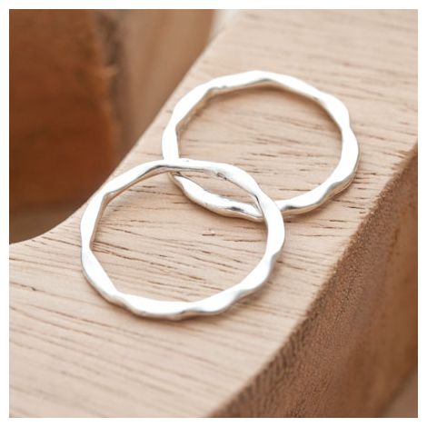 Connecteur Rond 22mm Rouage Simple Argent vieilli