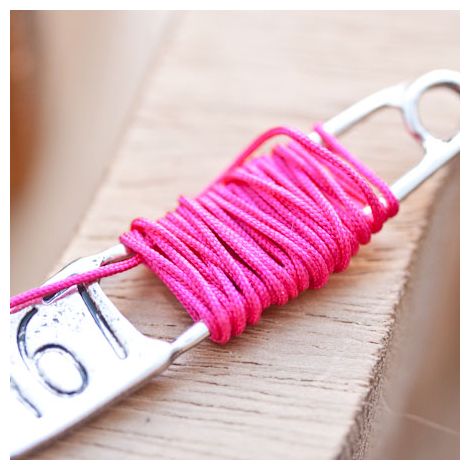 Cordon en nylon 0.8mm Rose violet