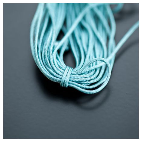 Cordon Nylon 1mm Vert cyan foncé x 6m