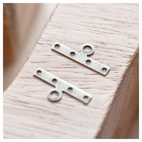 Embout 19mm Barre 4 Accroches Bronze vieilli