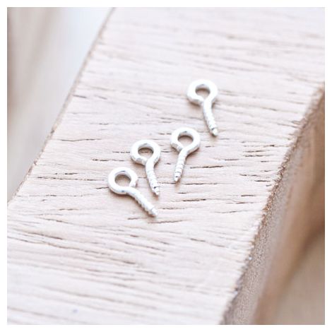 Embout Piton à vis 8x4mm Argent