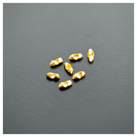 Fermoir Chaîne à boules 1.5mm Doré