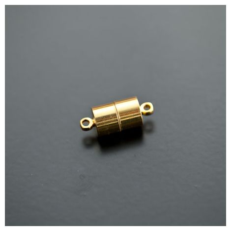 Fermoir Magnétique Tube 16mm Doré