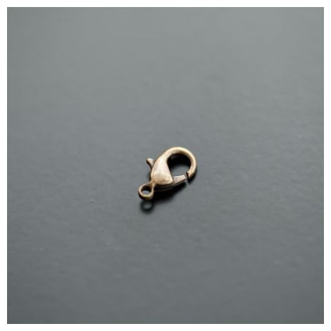 Fermoir Mousqueton 7x12mm Bronze vieilli