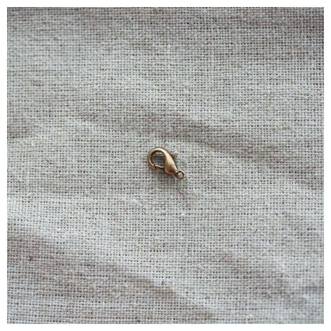 Mousqueton 6x10mm Bronze vieilli x 6