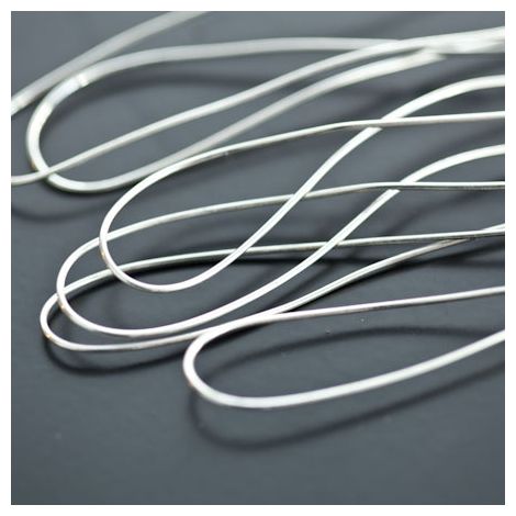 Fil métallique 0.8mm Argenté x 1m