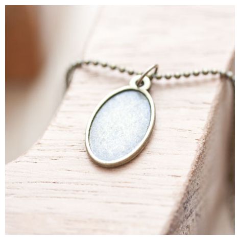 Pendentif à cabochon 17x12mm Bronze vieilli
