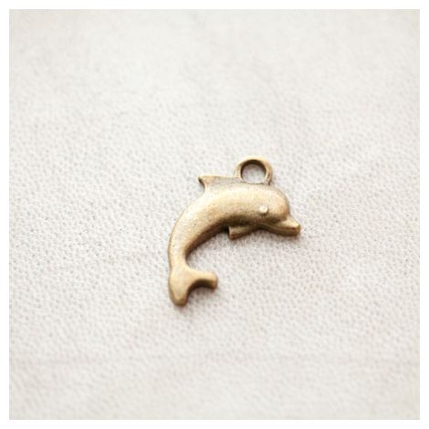 Pendentif Dauphin Bronze vieilli