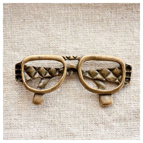 Pendentif Grande lunette fashion x 1