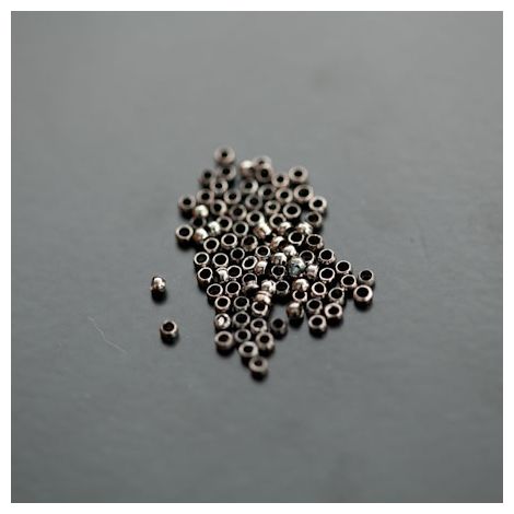 Perle à écraser 1.2mm Noir