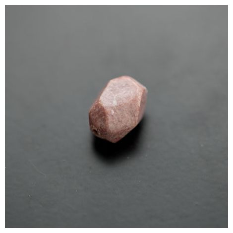 Perle de Rhodonite Ovale 13x20mm Facettes