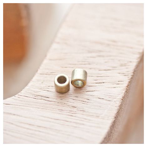 Perle en métal Tube 4.5x5mm Bronze vieilli