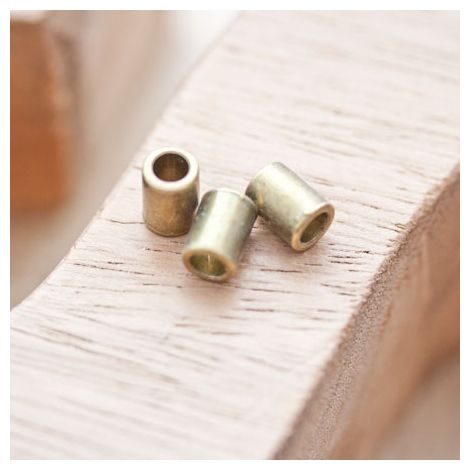 Perle en métal Tube 8x6mm Bronze vieilli
