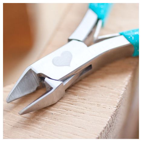 Pince à coupante 11.5cm Bleu paillette