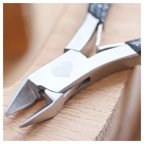 Pince coupante 11.5cm Noir paillette