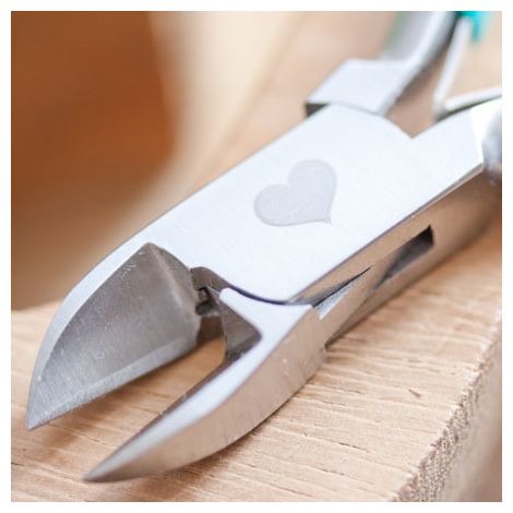 Grande pince coupante 13.5cm Bleu paillette