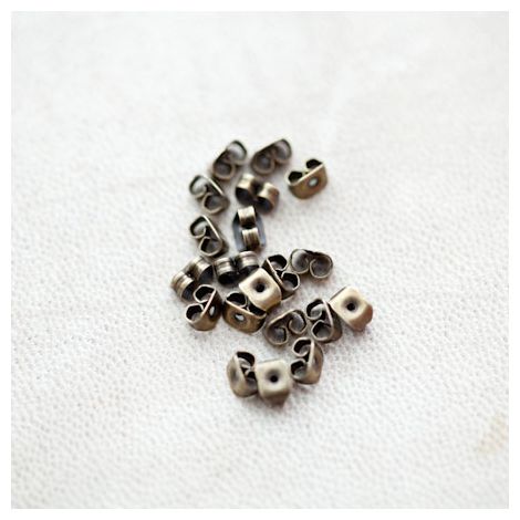 Poussette en métal 4x6mm Bronze vieilli