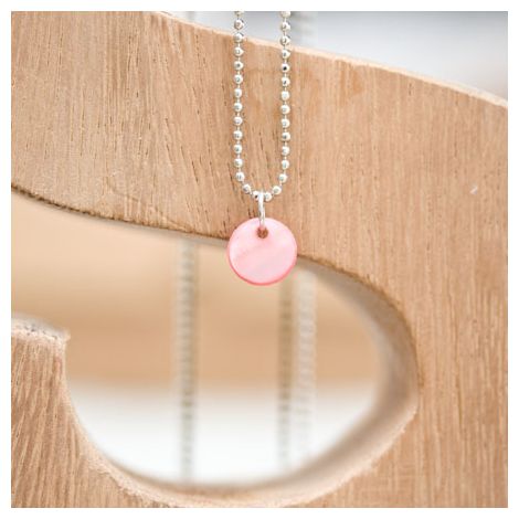 Sequin Nacre 10mm Rose