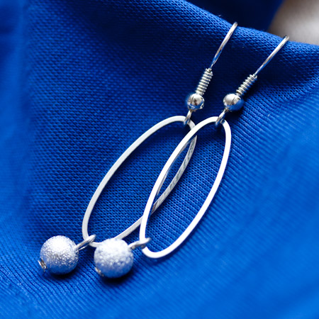 Boucles d'oreille Chic choc poussi&egrave;res d'&eacute;toile